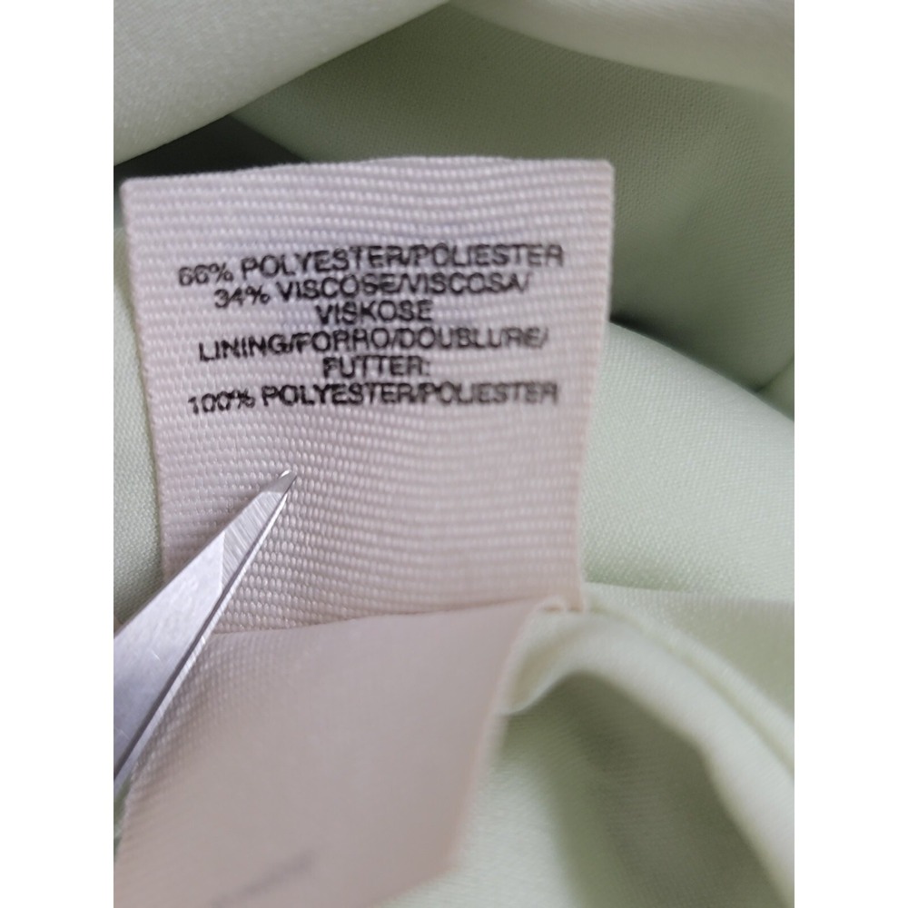 Rachel Rachel Roy Sheath Dress Women 6 Pale Green‎ Metallic Shimmer Retro Glitzy - Picture 8 of 10